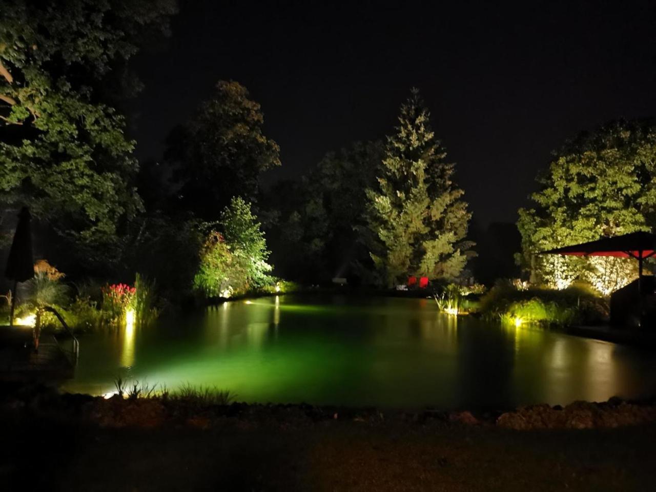 Romantic Wooden Lodge,Sauna,Schwimmteich,Alleinstehend,Absolut Ruhig 黑森奥尔登多夫 外观 照片